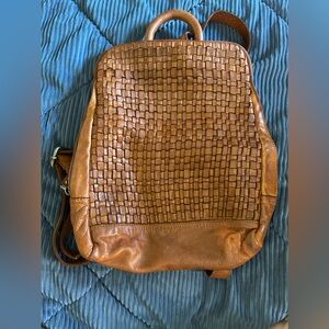 Vilenca Holland Genuine Leather Back Pack Purse.